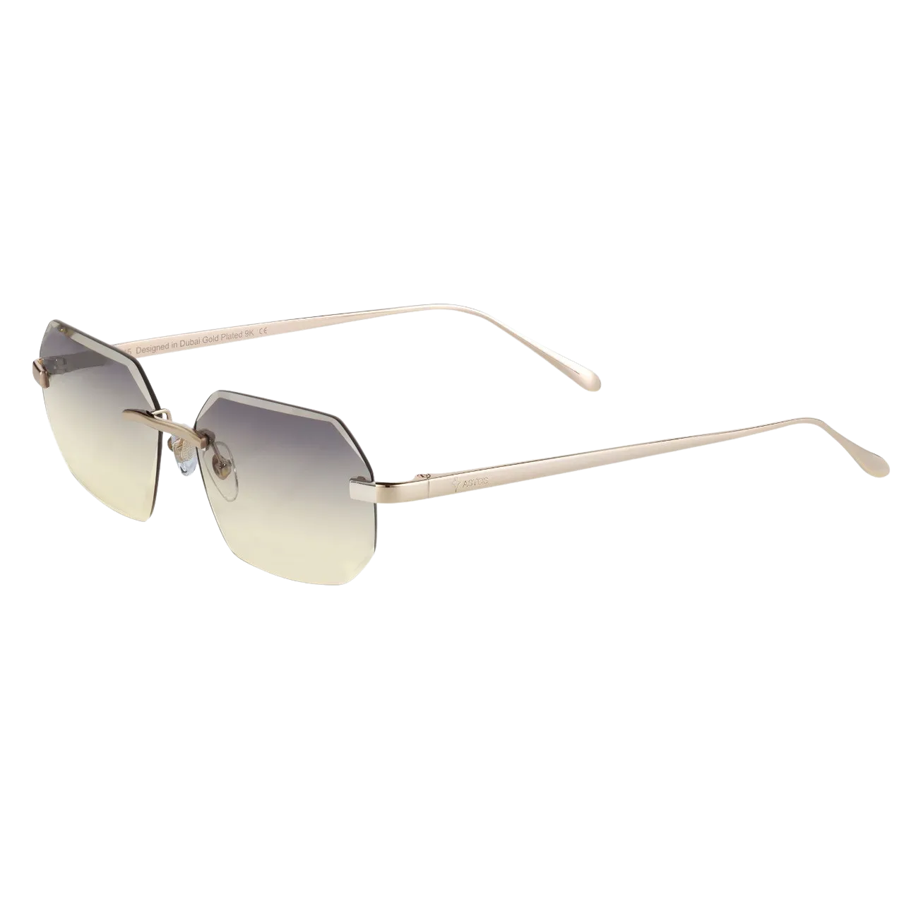 Men's Eyewear Diamond Cut Green
