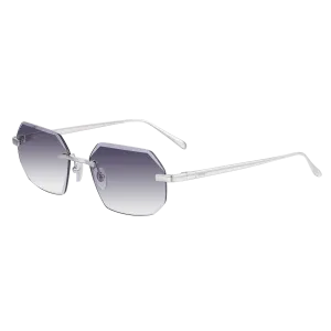 Men's Eyewear Silver Diamond Cut Gray