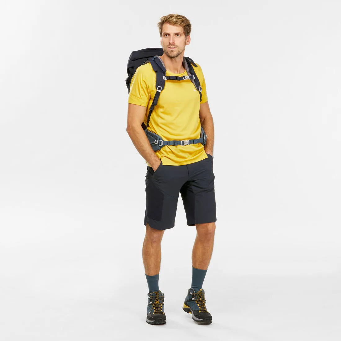 Men's long hiking shorts - MH500