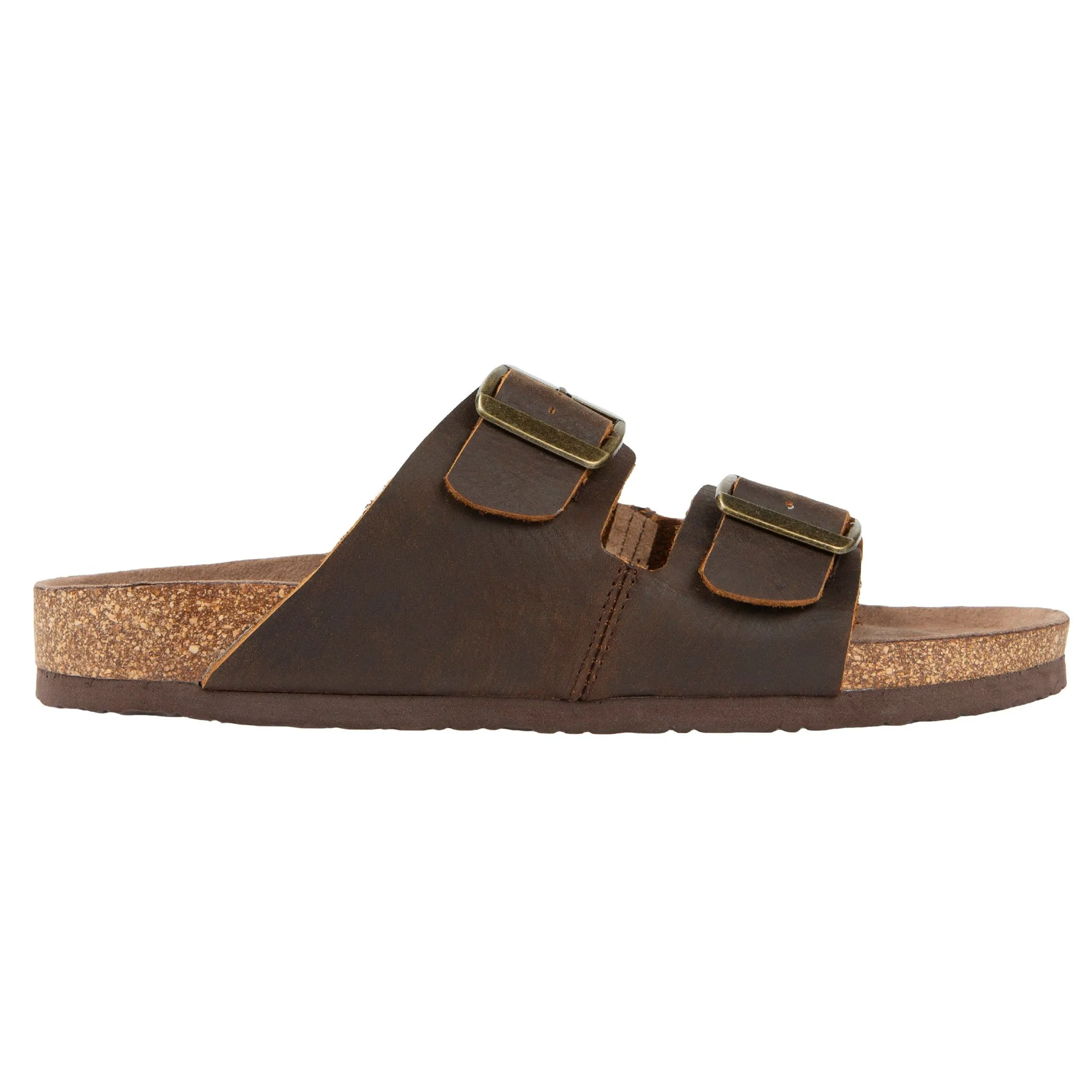 Men's Raegan Leather Strap Cork Sandal