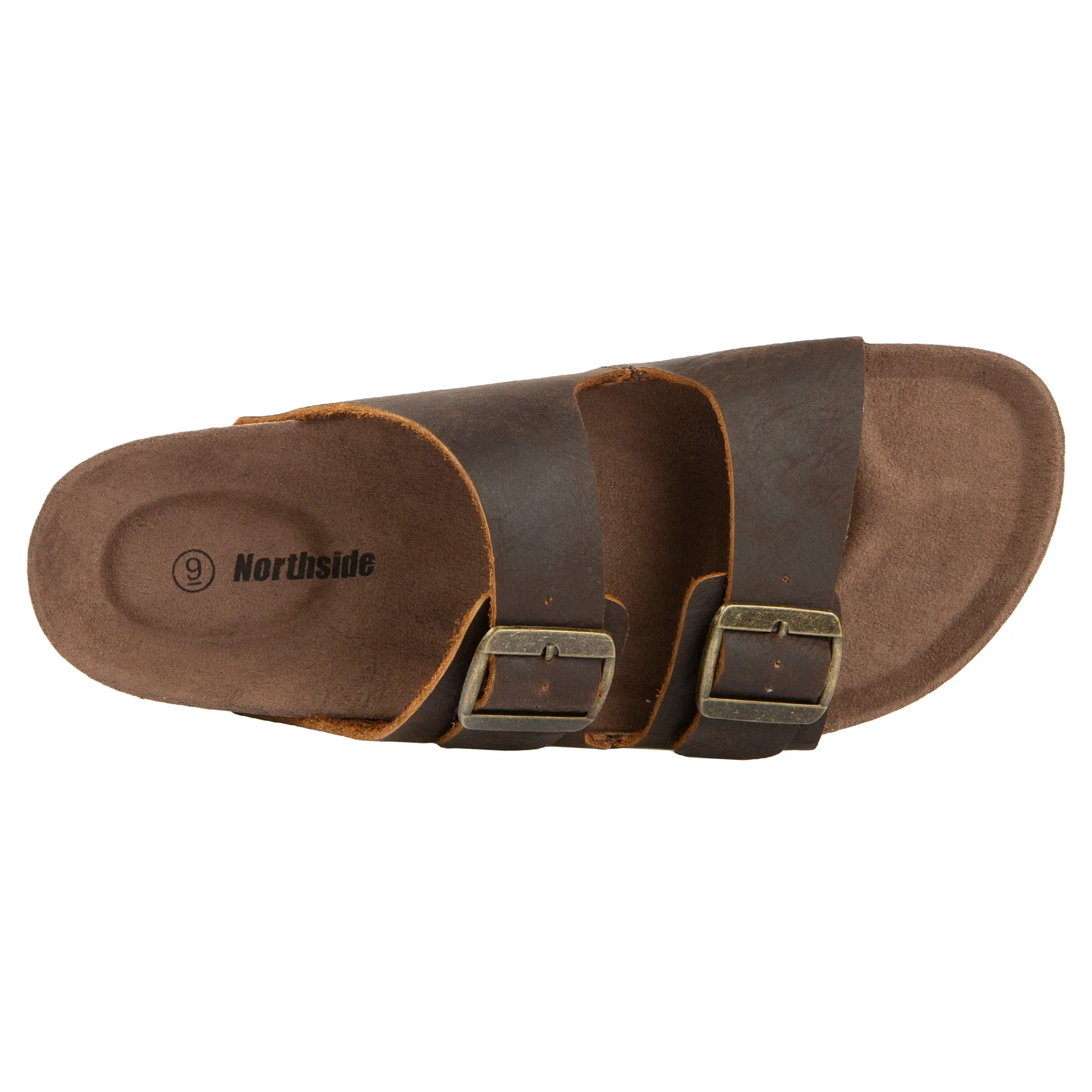 Men's Raegan Leather Strap Cork Sandal