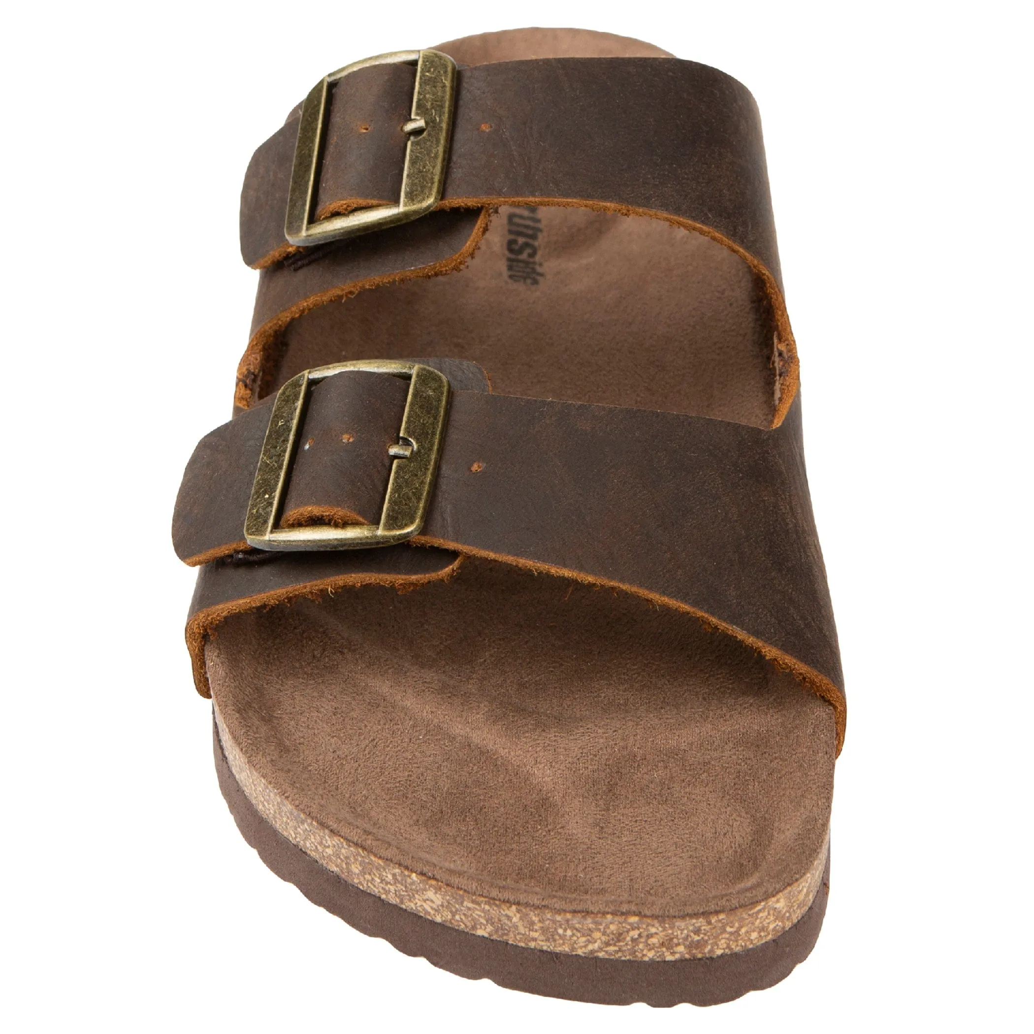 Men's Raegan Leather Strap Cork Sandal