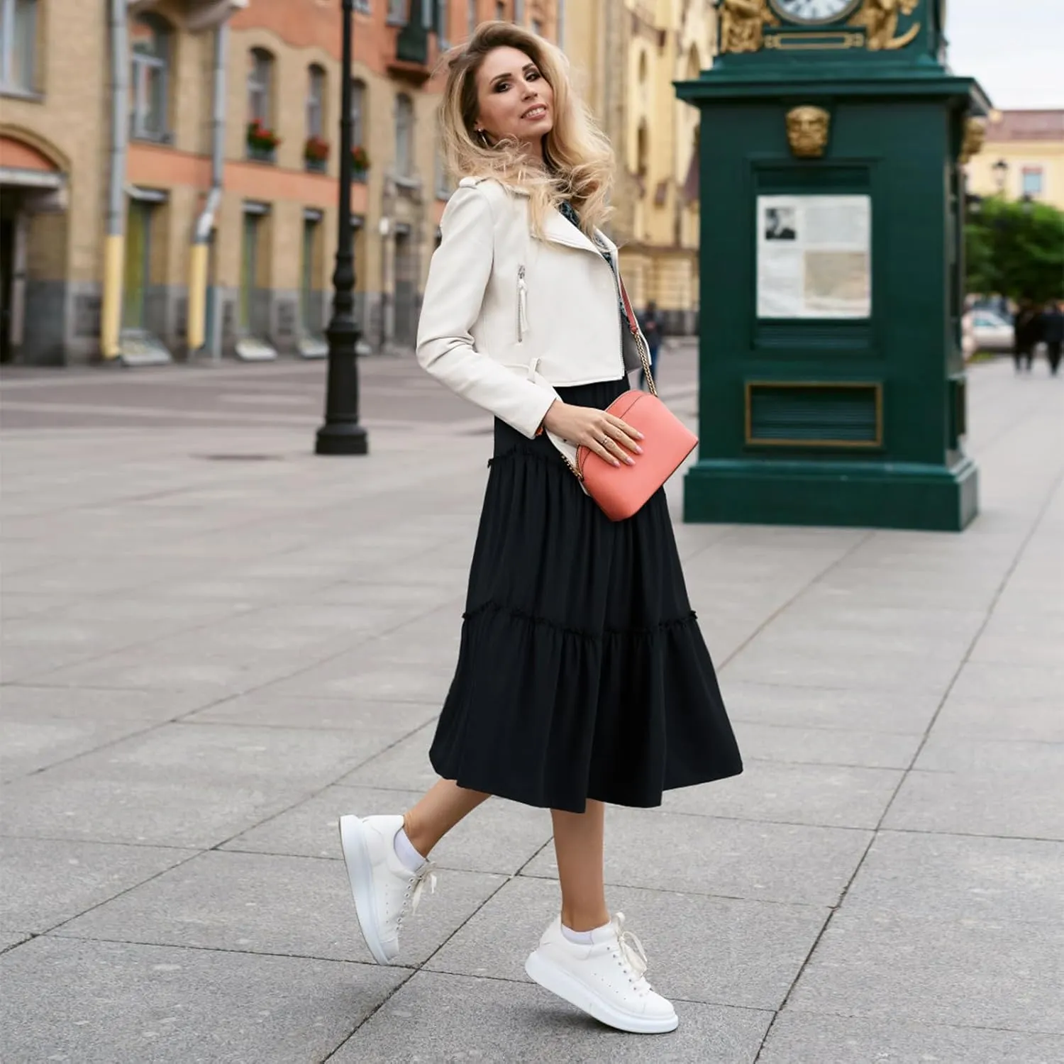 Midi Skirts for Women Fall Maxi Skirts for Women Long Skorts Skirts Tiered Maxi Skirt for Women Skorts