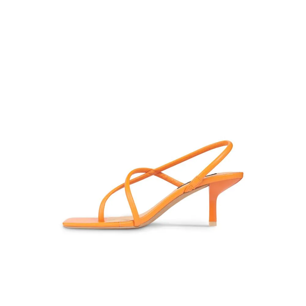 Mietta Sandal Orange Leather