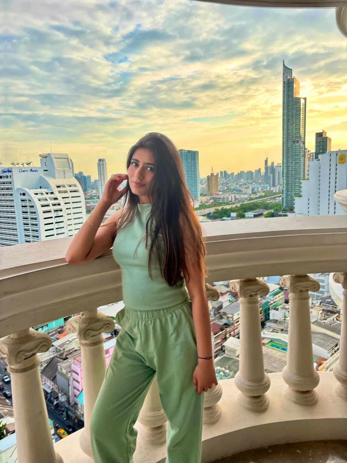 Mint Green Sleeve-Less Terry Set