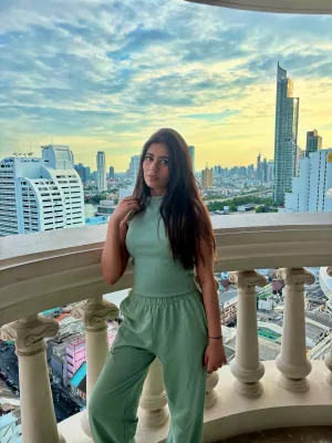 Mint Green Sleeve-Less Terry Set