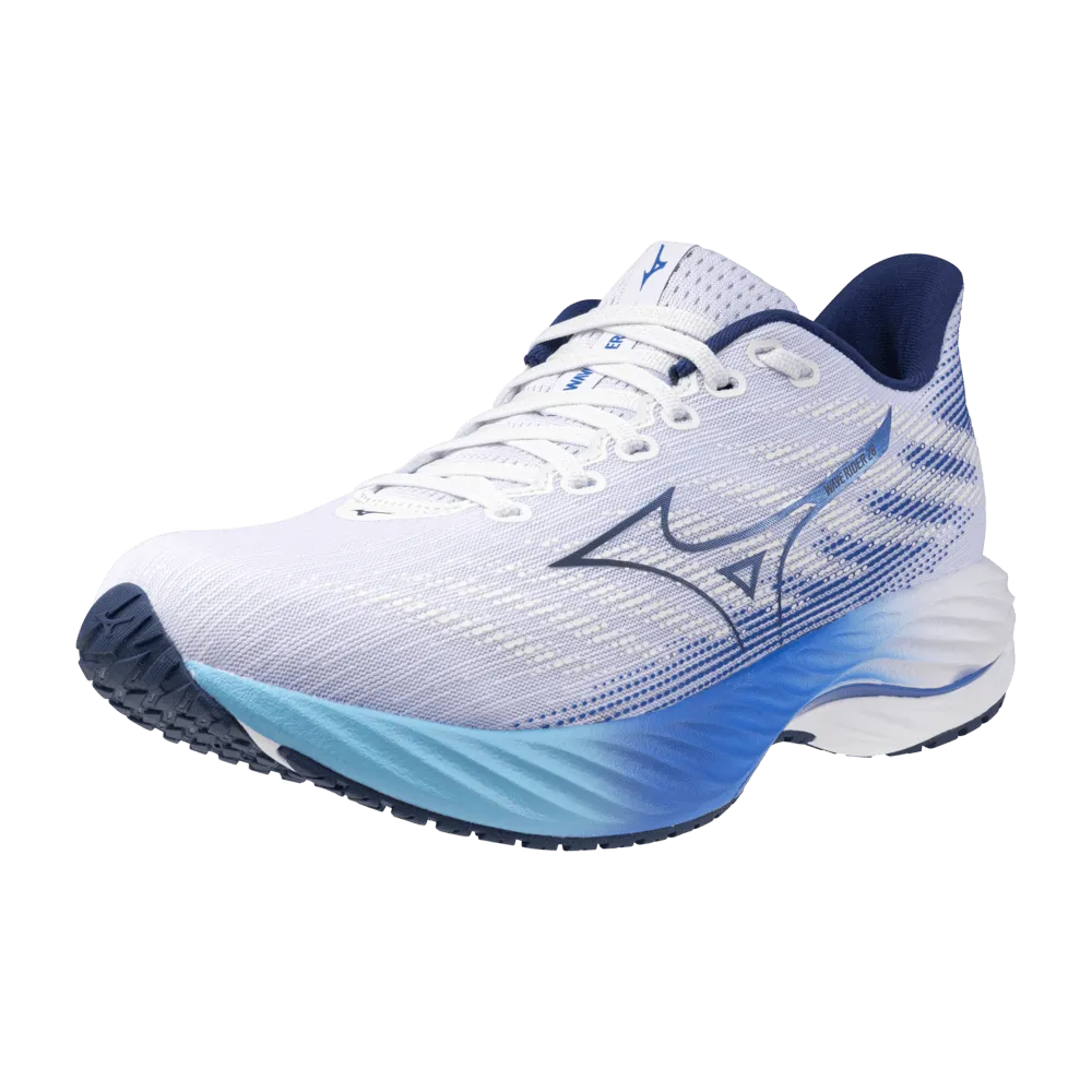 Mizuno Wave Rider 28 AW24 Women's - White/Mugen Blue/River Blue