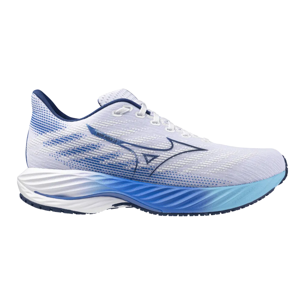 Mizuno Wave Rider 28 AW24 Women's - White/Mugen Blue/River Blue