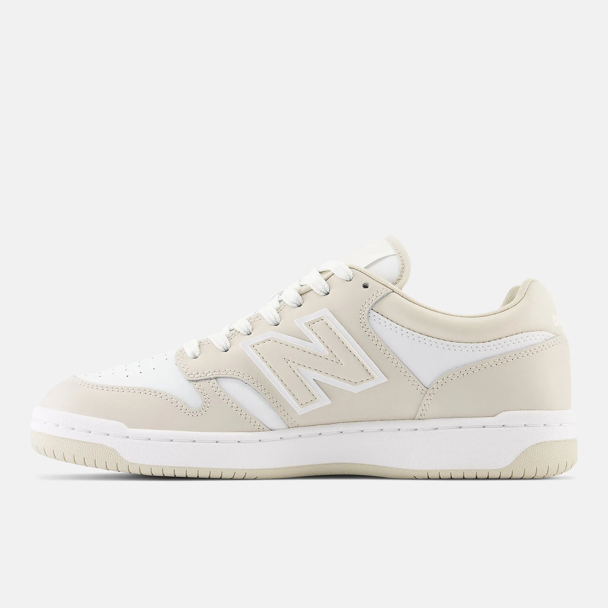 New Balance Unisex Basket Ball Fashion Trainers - Timberwolf / White
