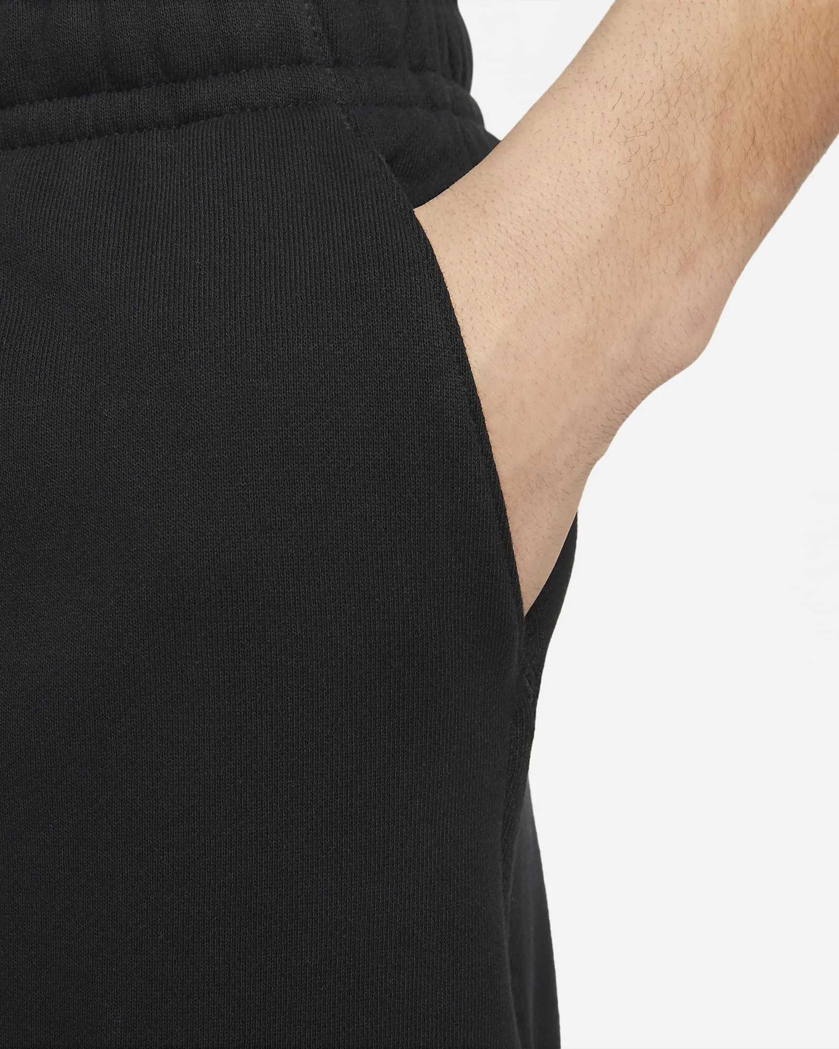 NIKE MENS CLUB FLEECE FRENCH TERRY FLOW SHORTS
