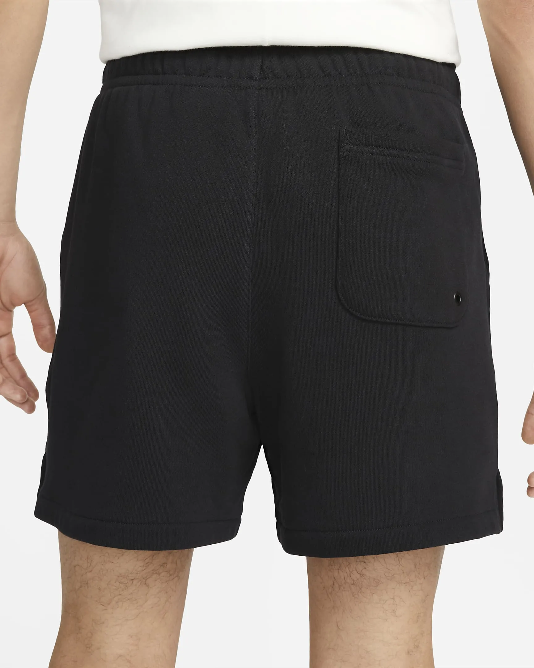NIKE MENS CLUB FLEECE FRENCH TERRY FLOW SHORTS