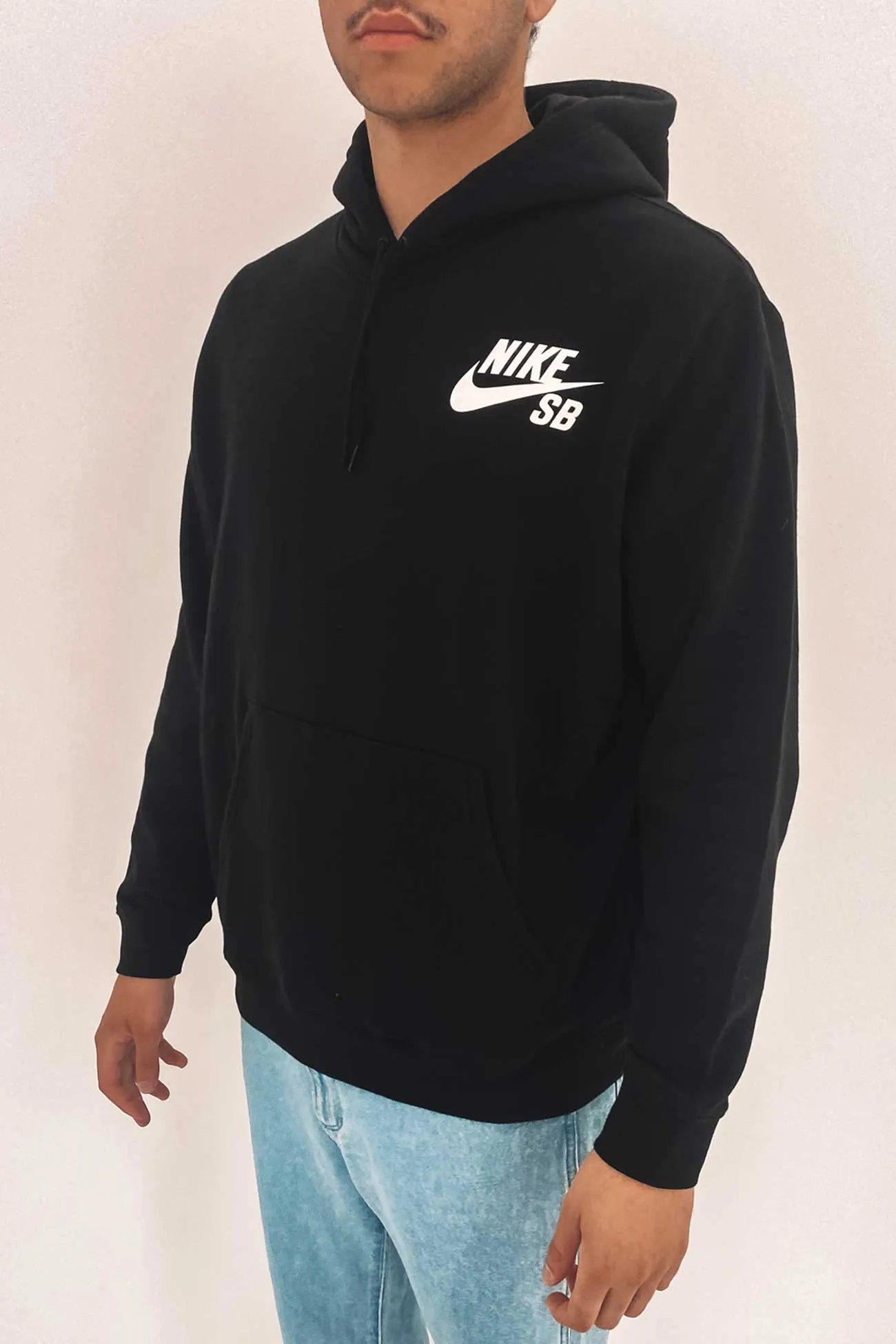 Nike SB Icon Pullover Skate Hoodie Black