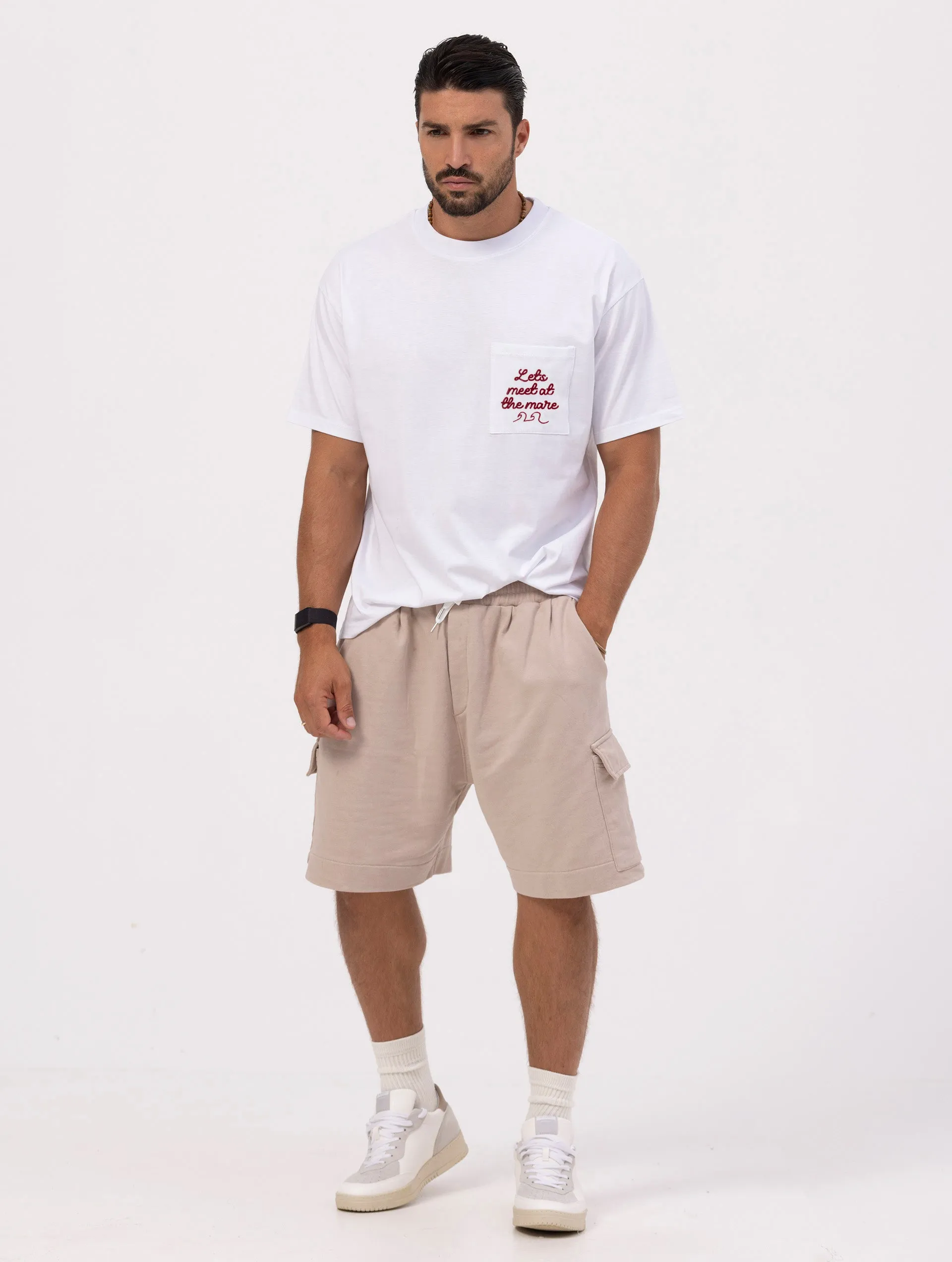 NOHOW LMTD MARE T-SHIRT IN WHITE