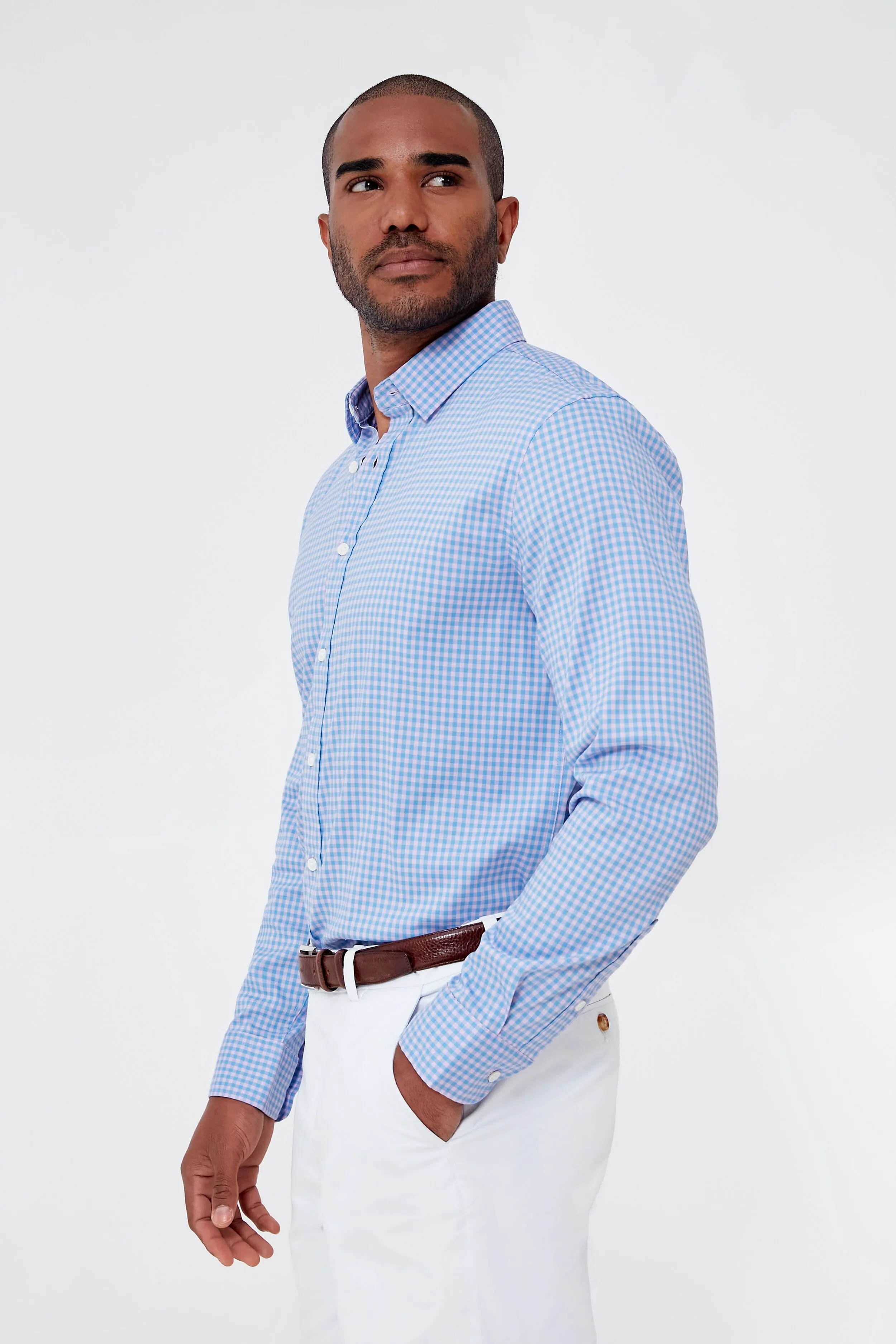 Pacific Lilac Gingham Movement Shirt