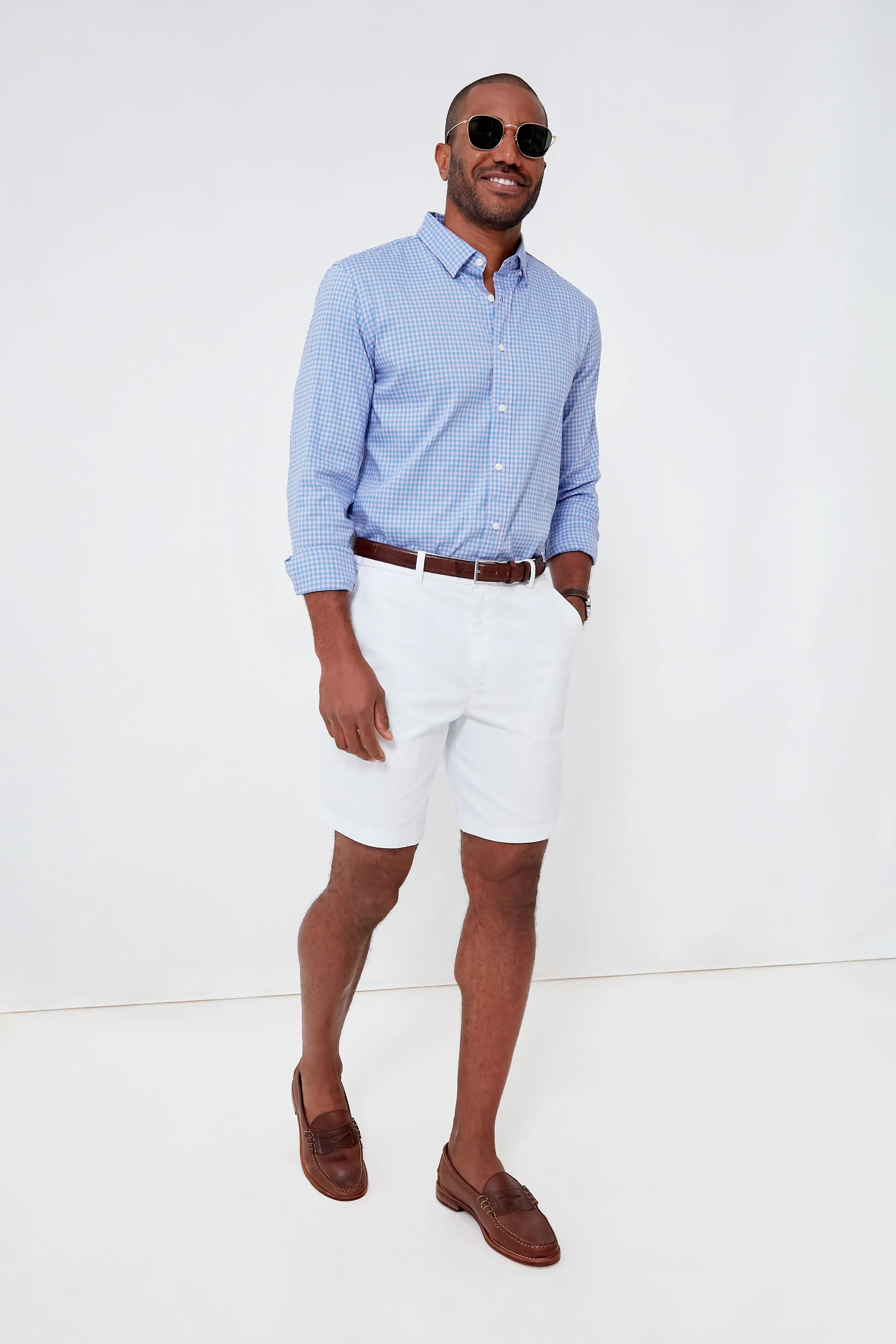 Pacific Lilac Gingham Movement Shirt