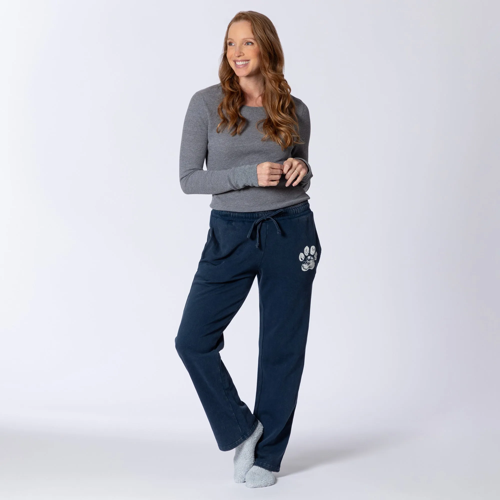Paw Mineral Wash Straight Leg Sweatpants