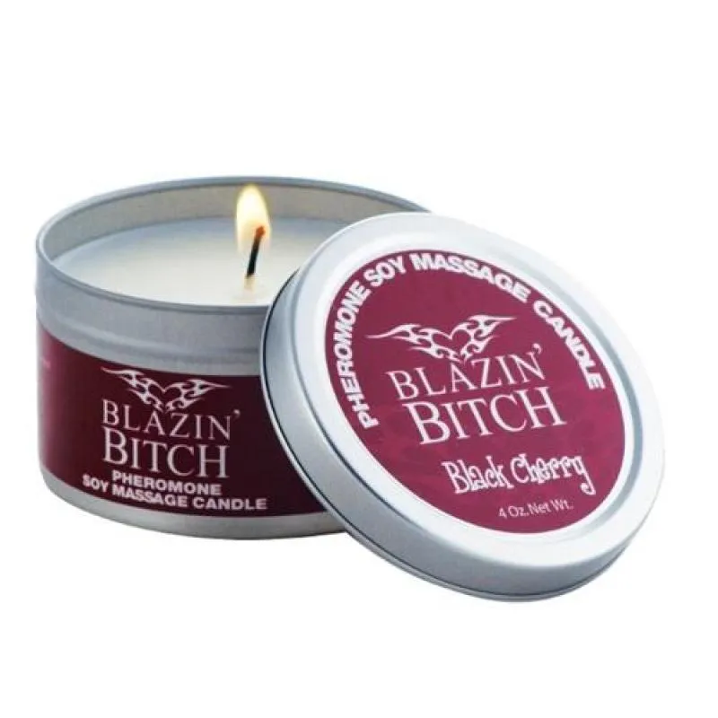 Pheromone Candle Blazin Bitch 4 Oz