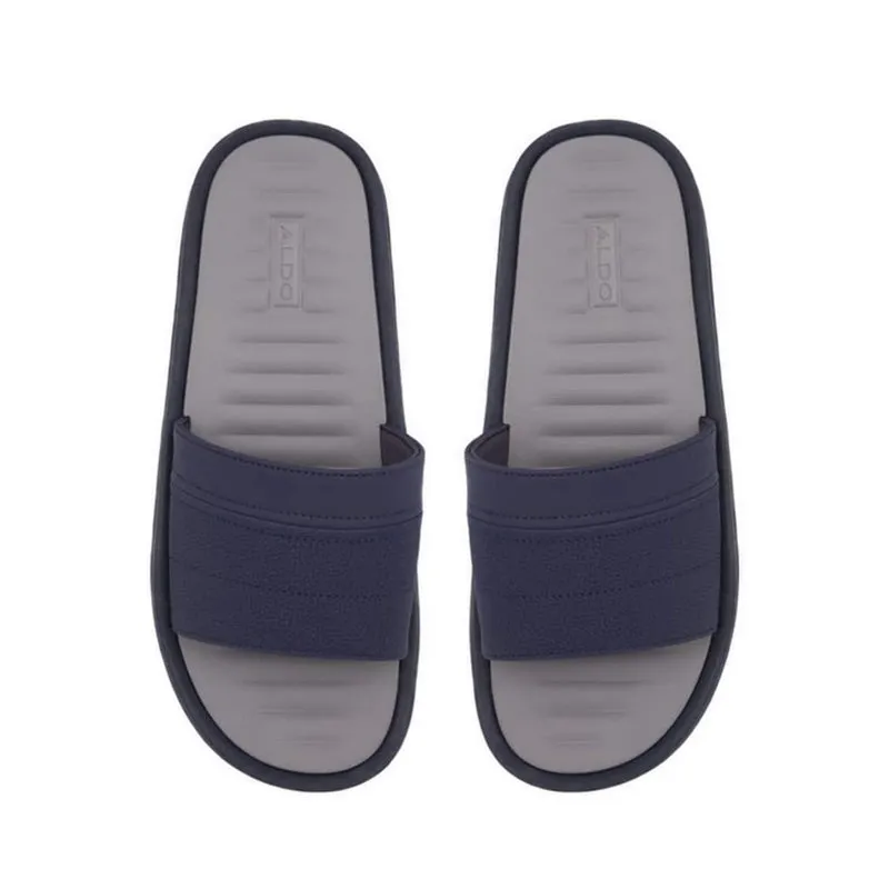 Plantago Flat Sandals - Navy