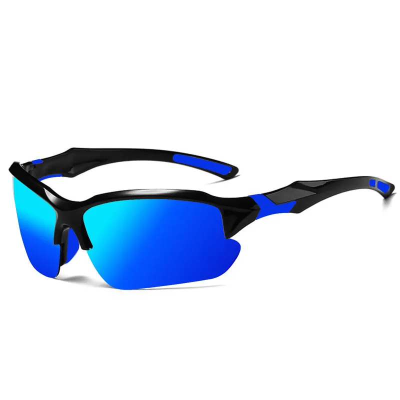 Polarized Unisex Sport Mirror Reflex Sunglasses UV 400 Protection