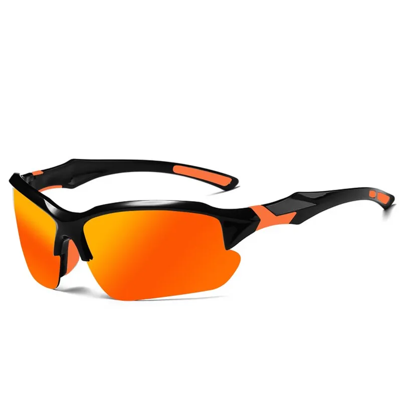 Polarized Unisex Sport Mirror Reflex Sunglasses UV 400 Protection