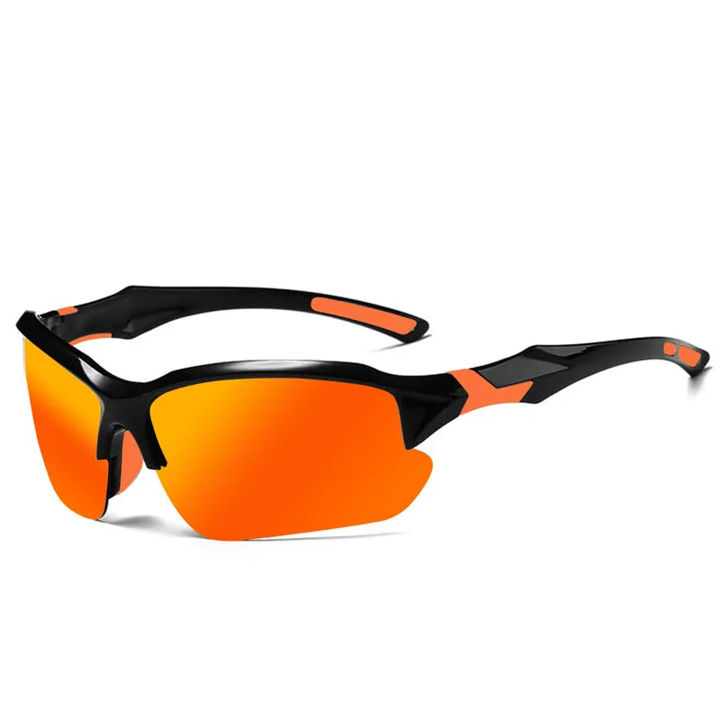 Polarized Unisex Sport Mirror Reflex Sunglasses UV 400 Protection