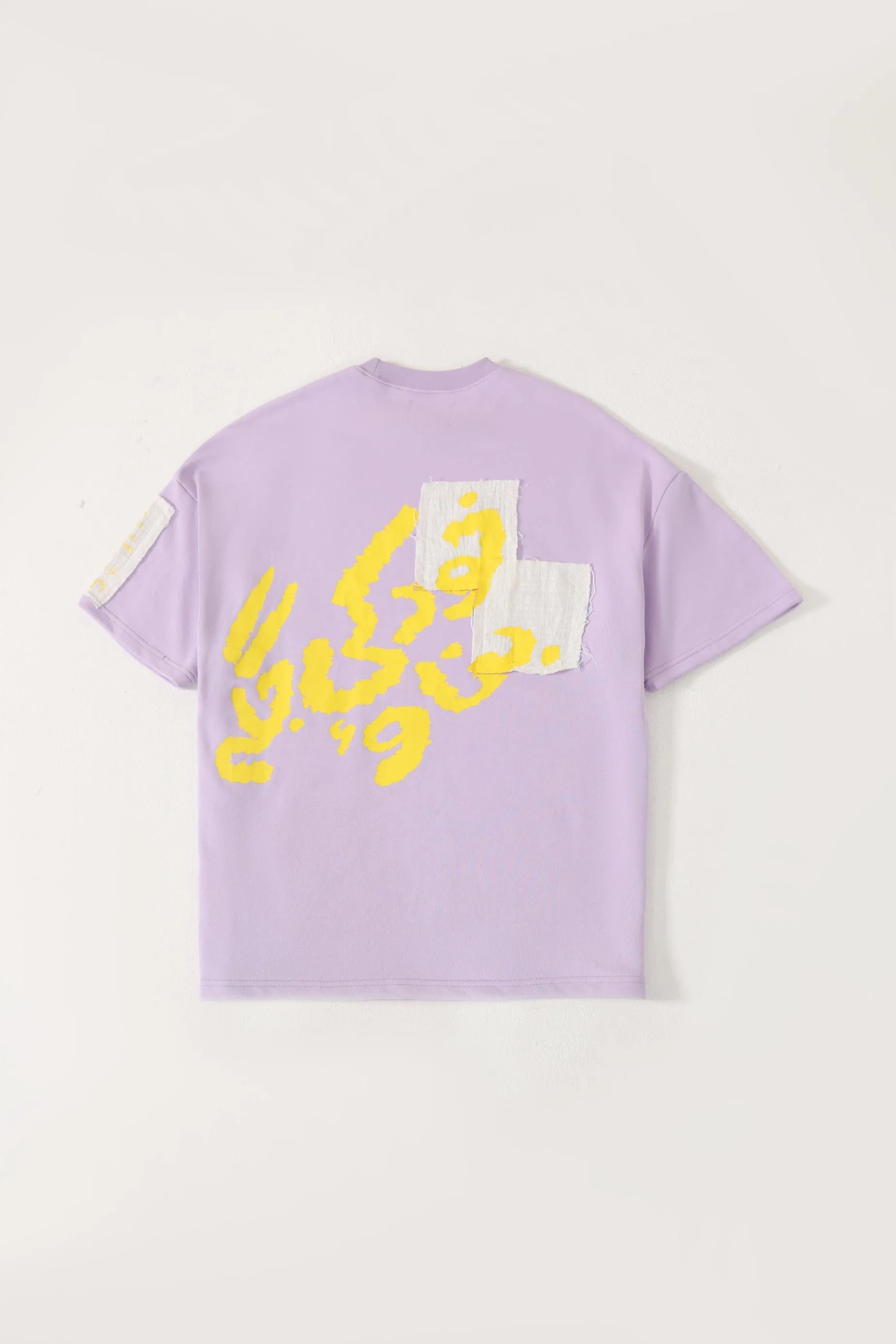 "MY PLACE" PRINTED PATCHWORK T SHIRT