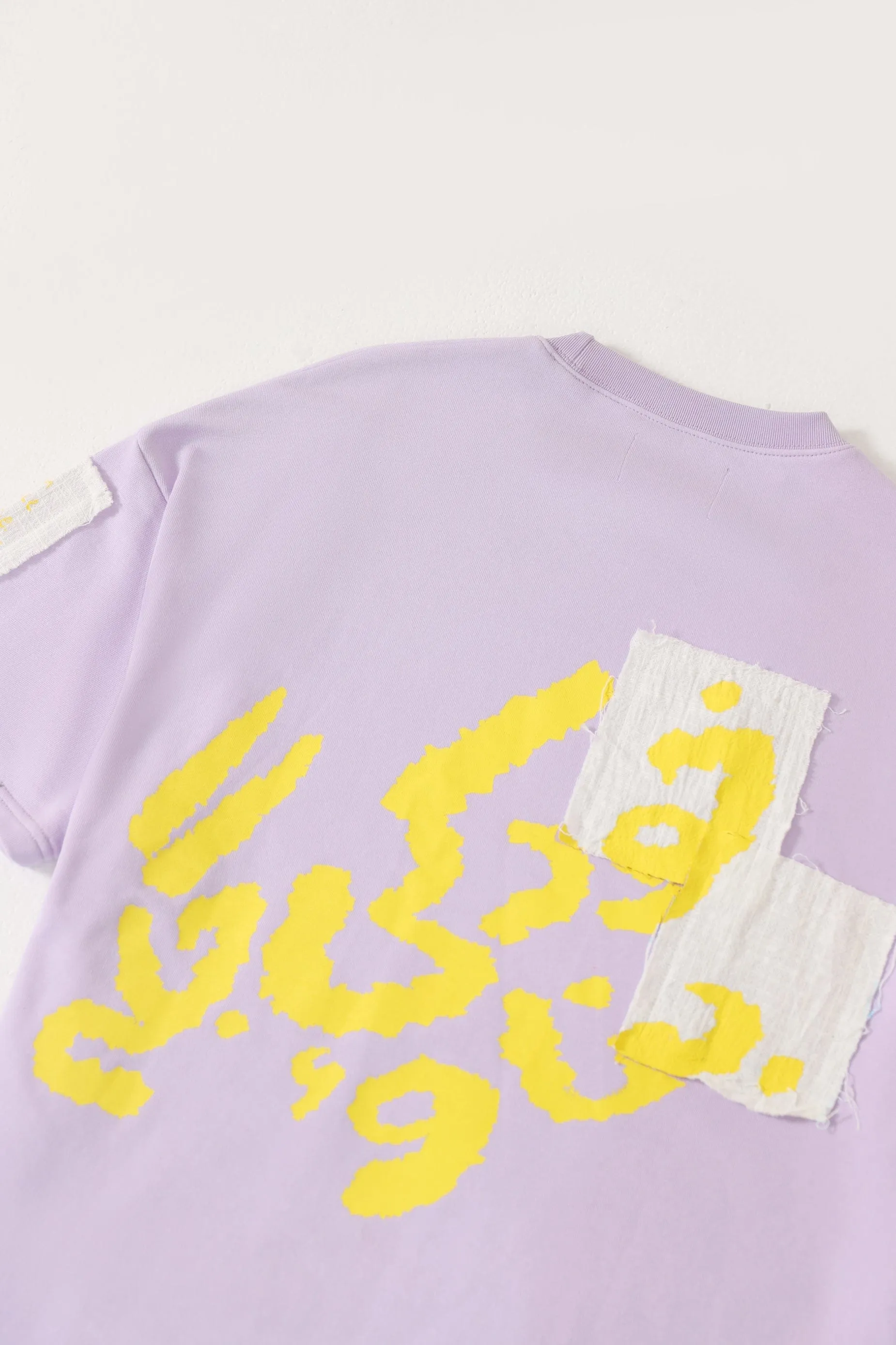 "MY PLACE" PRINTED PATCHWORK T SHIRT