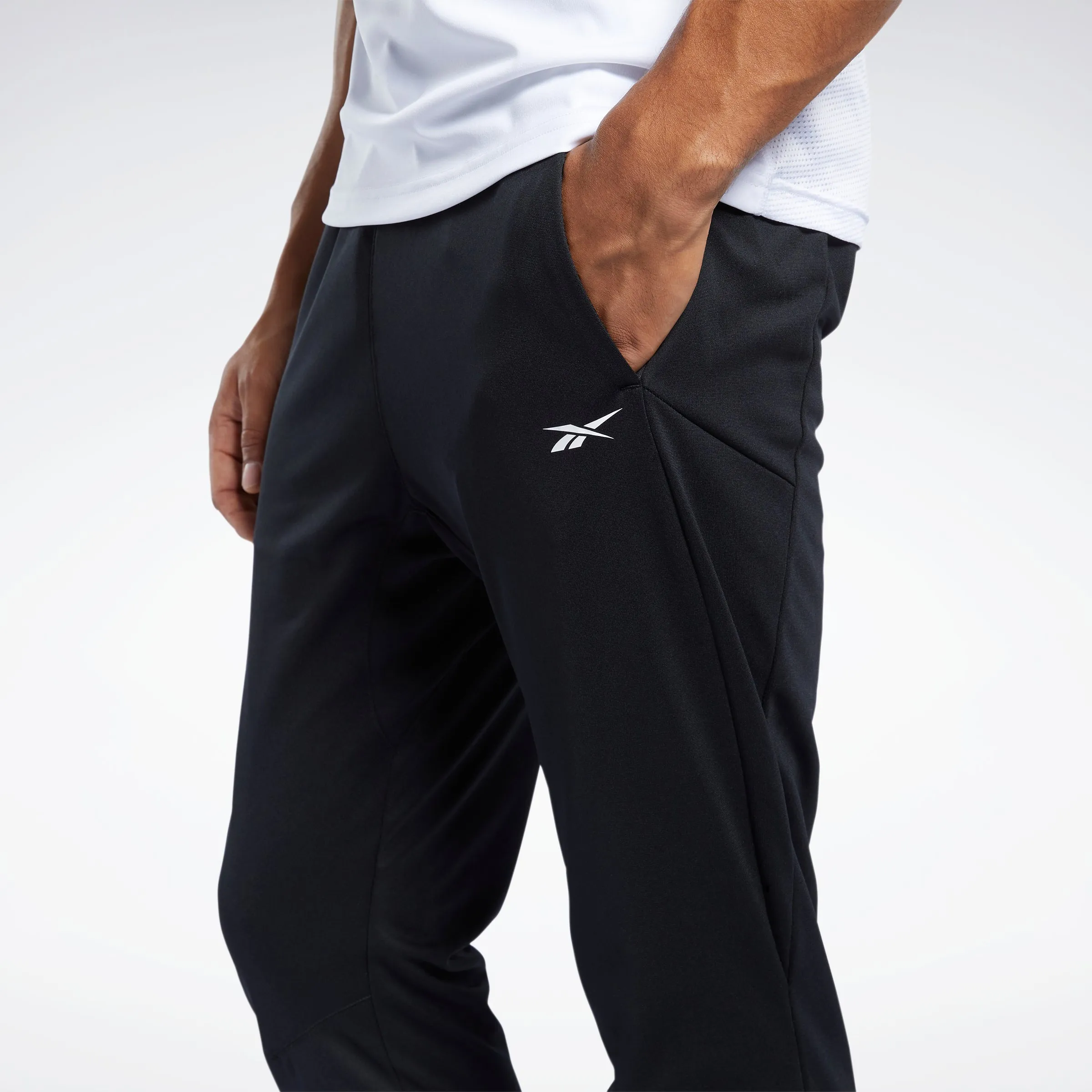 Reebok Apparel Men Workout Ready Track Pants Black
