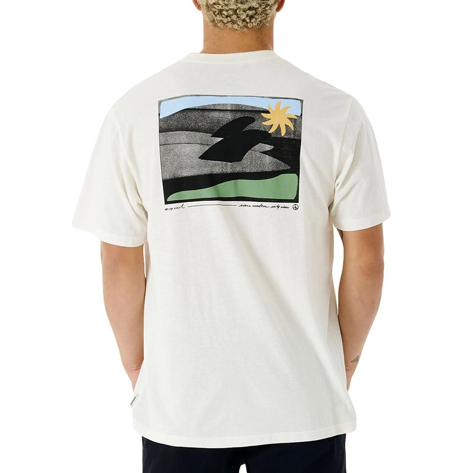 Rip Curl Mens Salt Water Culture Twinny Crew Neck T-Shirt