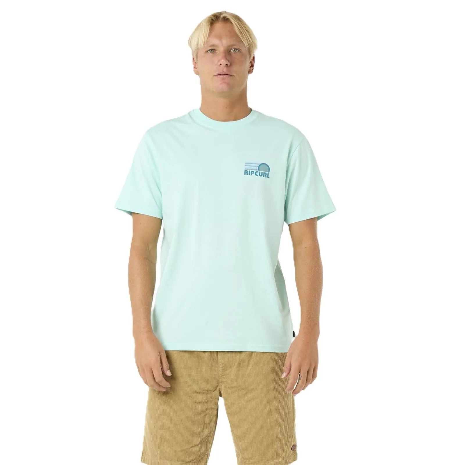 Rip Curl Mens Surf Revival Stacked Short Sleeve T-Shirt