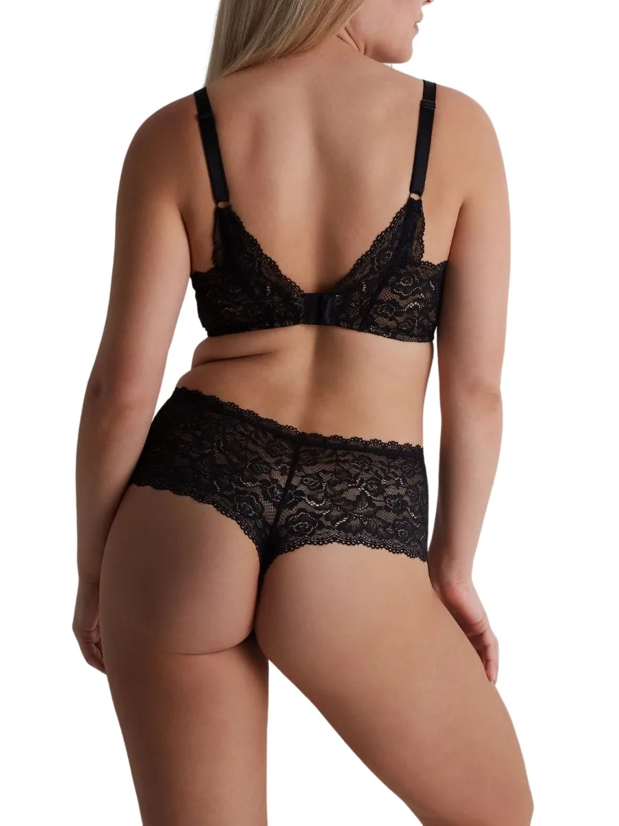 Rosessence Care Triangle Plunge Bra - Black