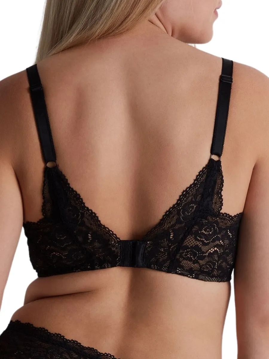 Rosessence Care Triangle Plunge Bra - Black