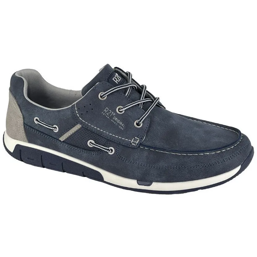 ROUTE 21 Leisure Deck SHOES - M141 NAVY