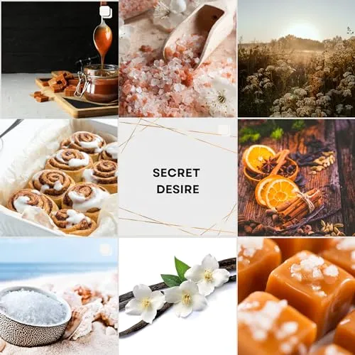 Ruya's Handcrafts Lunar Bliss Jar Carnelian Stone | Igniting Tantalizing Desires, Promoting Clarity, Therapy Candles | Positive Aura Candles (Sceret Desire)