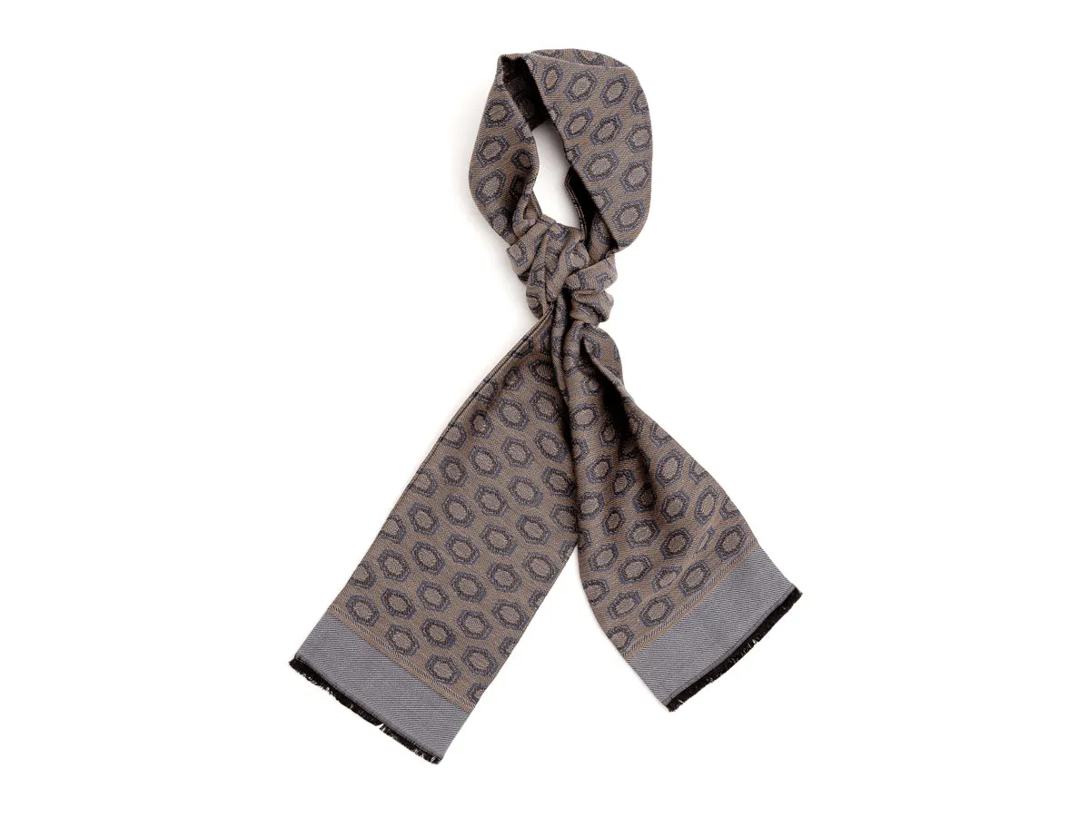 Silk Wool Ascot Beige