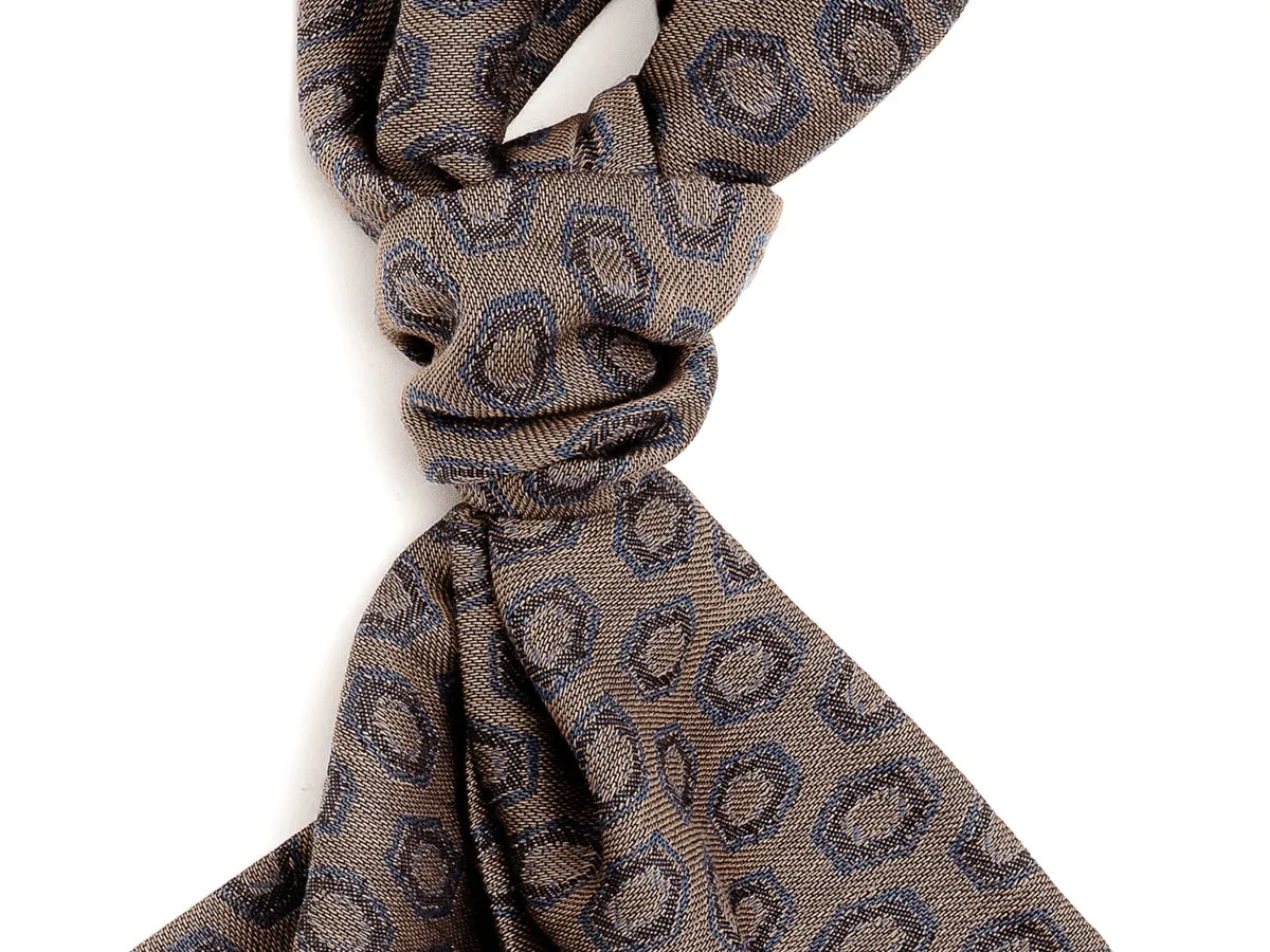 Silk Wool Ascot Beige