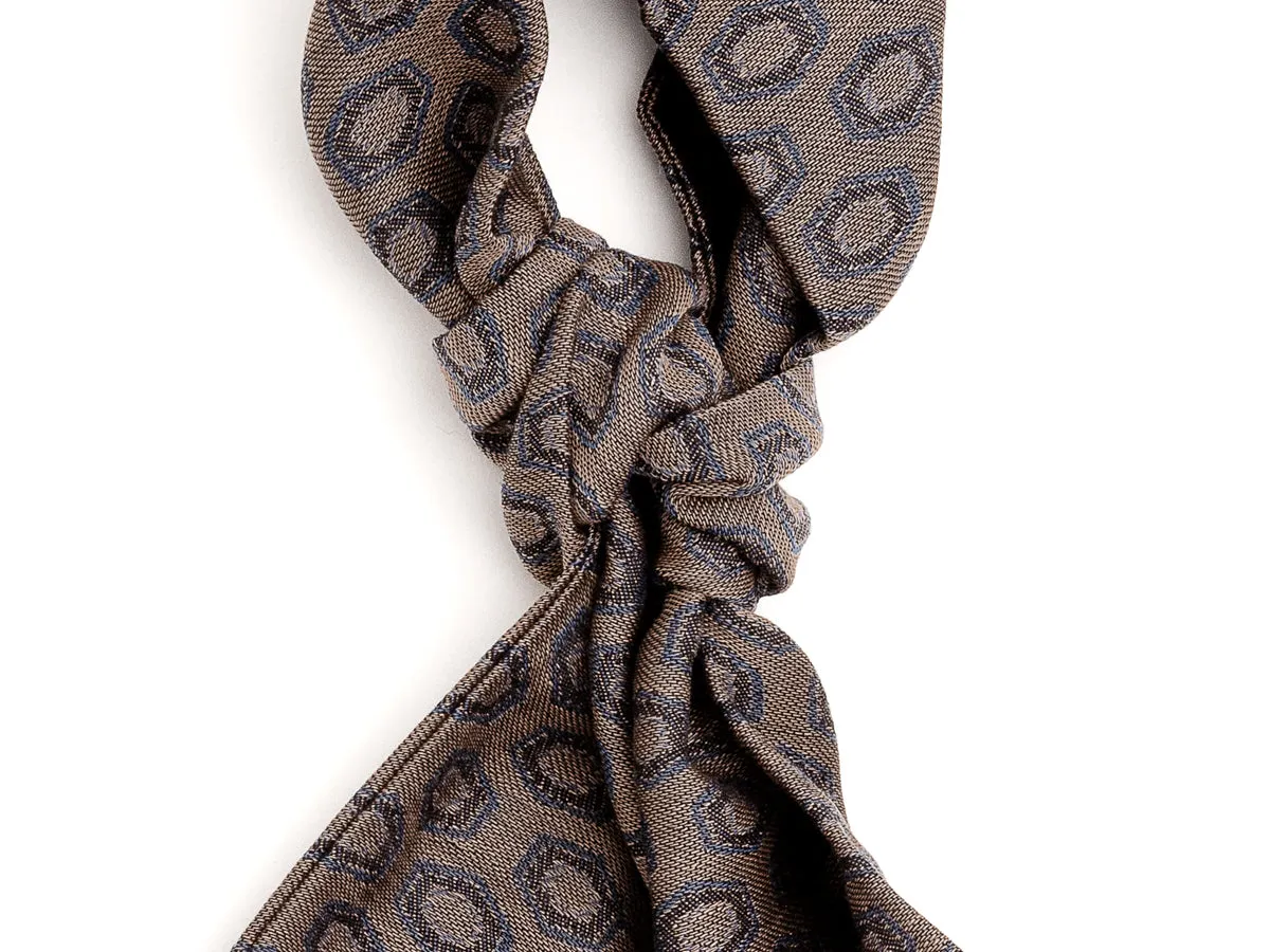 Silk Wool Ascot Beige