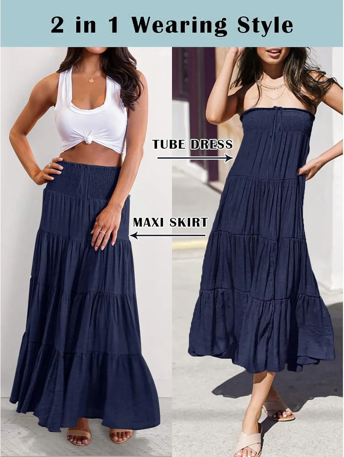 Solid Renaissance Skirt A Line Summer Pleated Boho High Rise Knee Length Skirts for Women Robe High Waist Cute Dress
