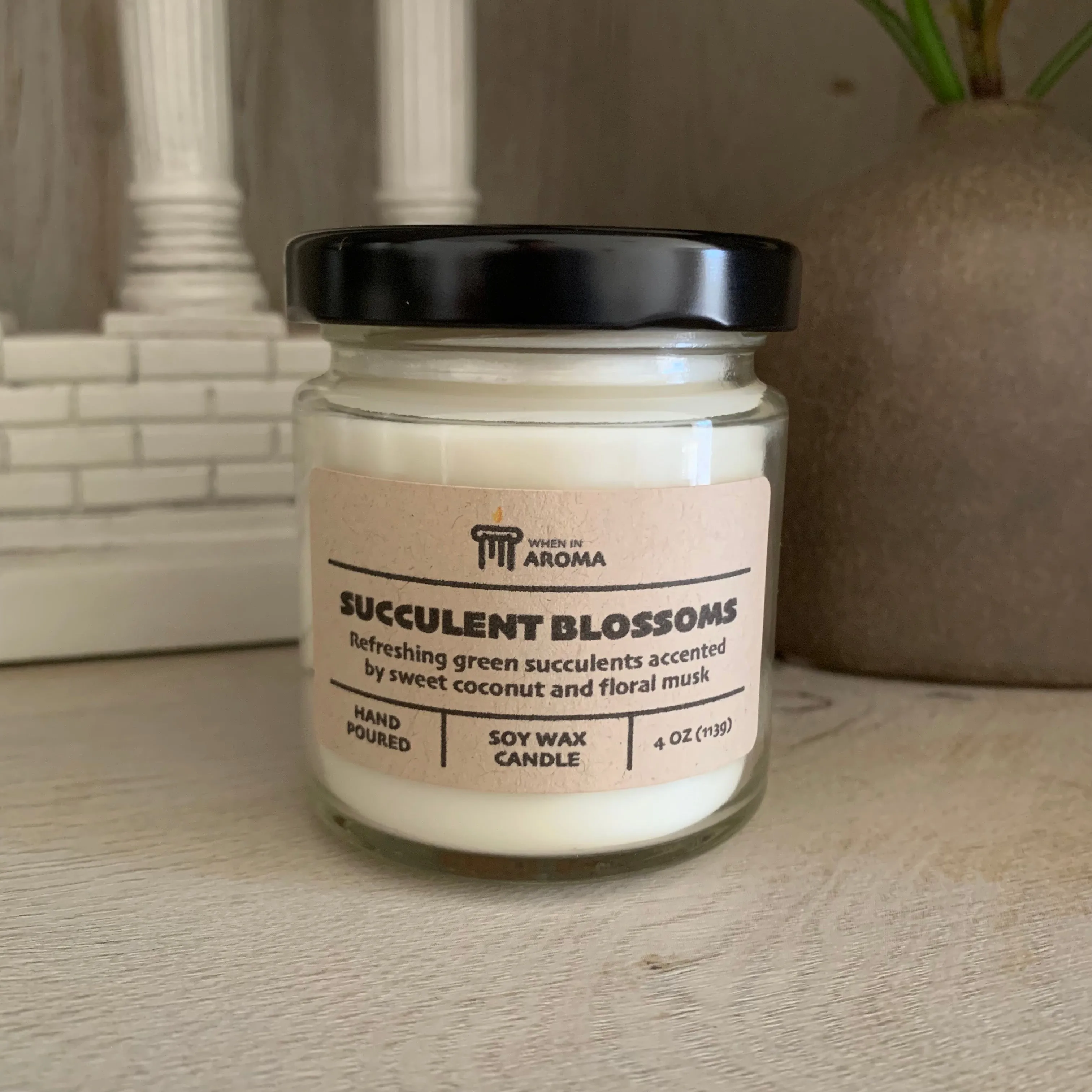 Succulent Blossoms Soy Candle