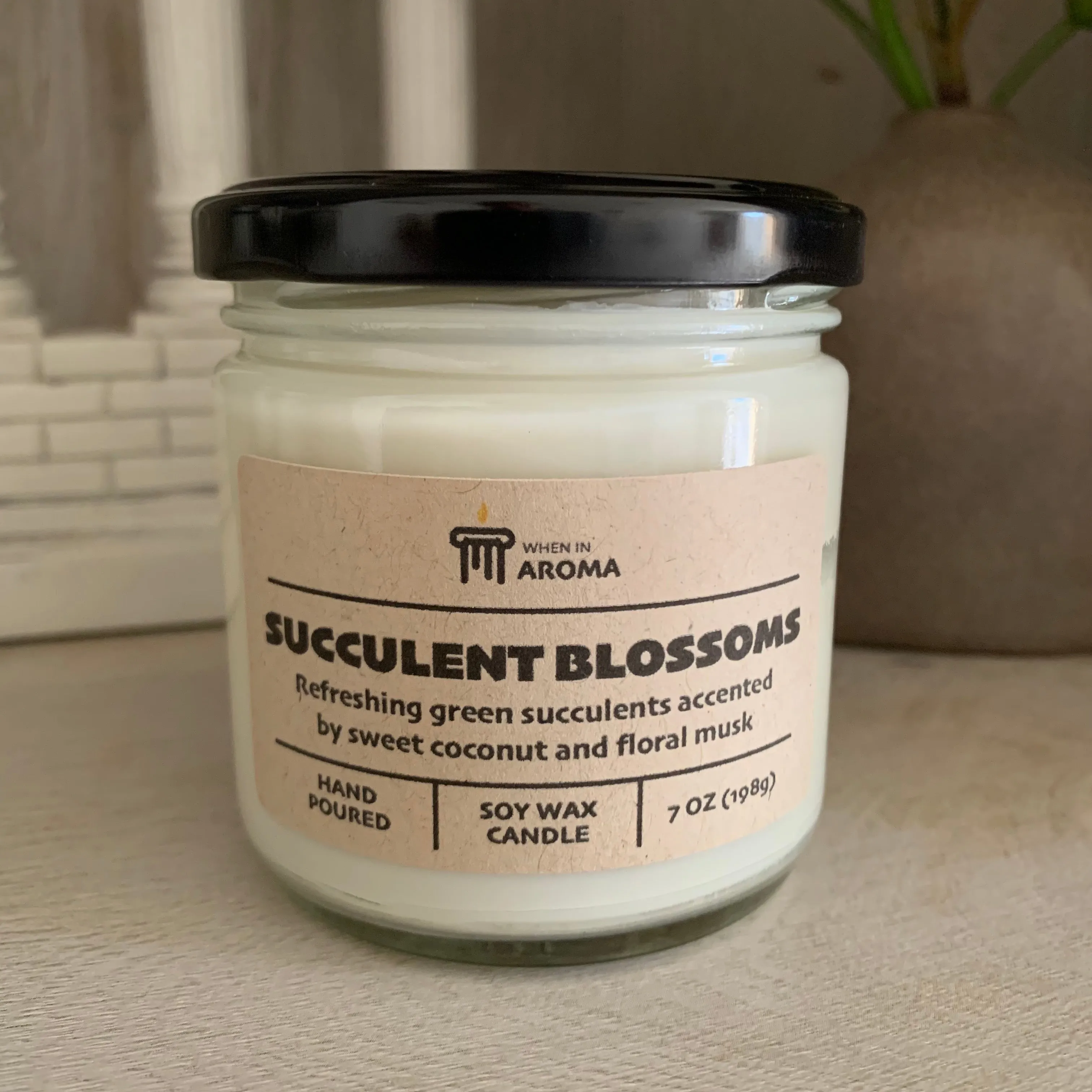 Succulent Blossoms Soy Candle