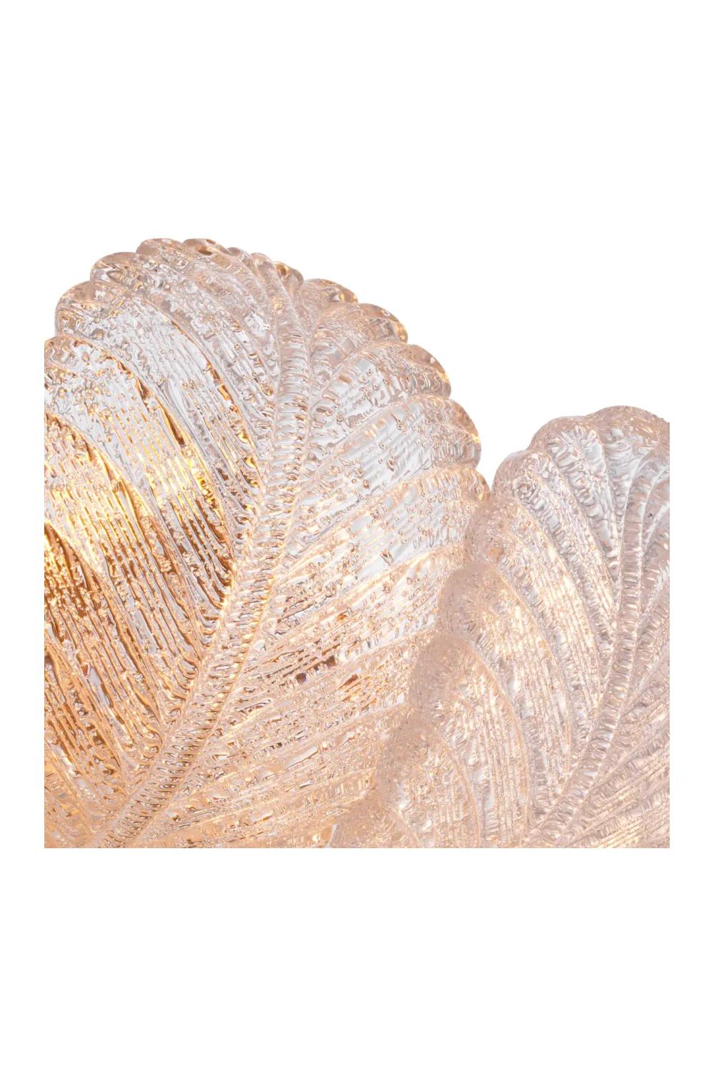 Textured Glass Leaf Chandelier | Eichholtz Cabrillo
