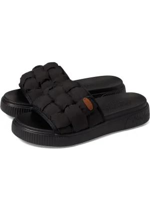 The Blowfish Darcy Puffy Sandal - Black ***NO BOX***