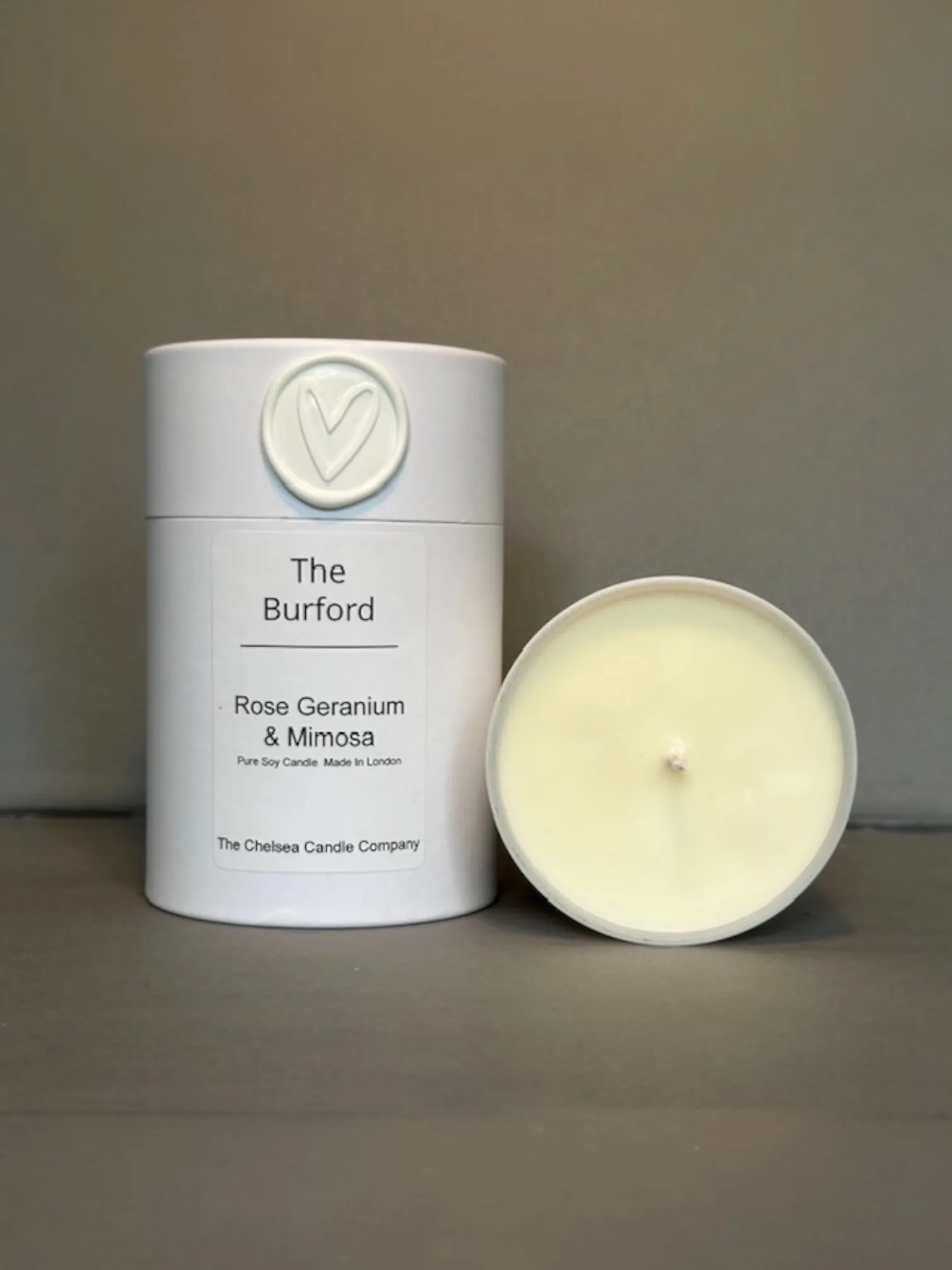 The Burford Candle - English Rose & Wisteria