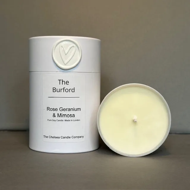 The Burford Candle - English Rose & Wisteria