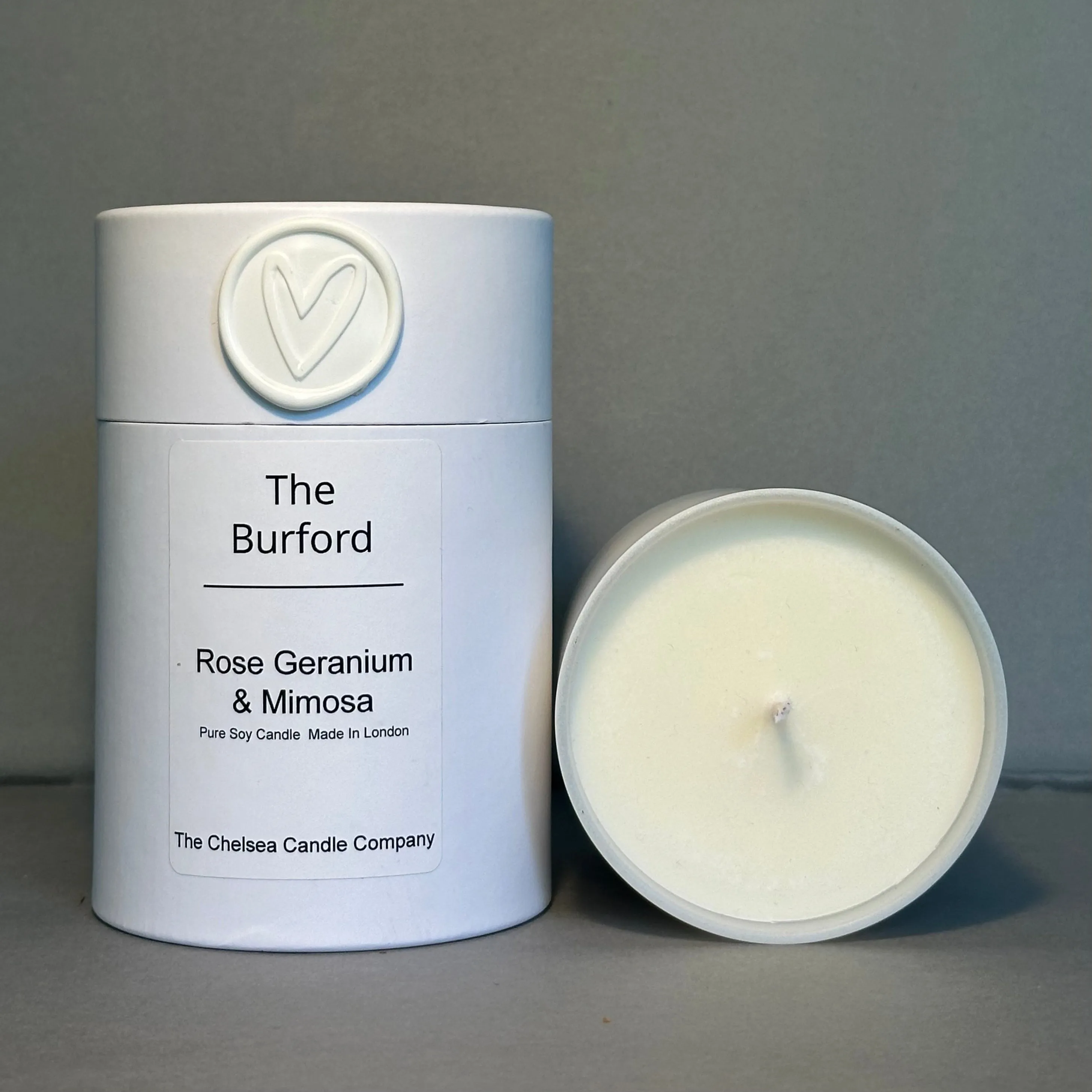 The Burford Candle - English Rose & Wisteria
