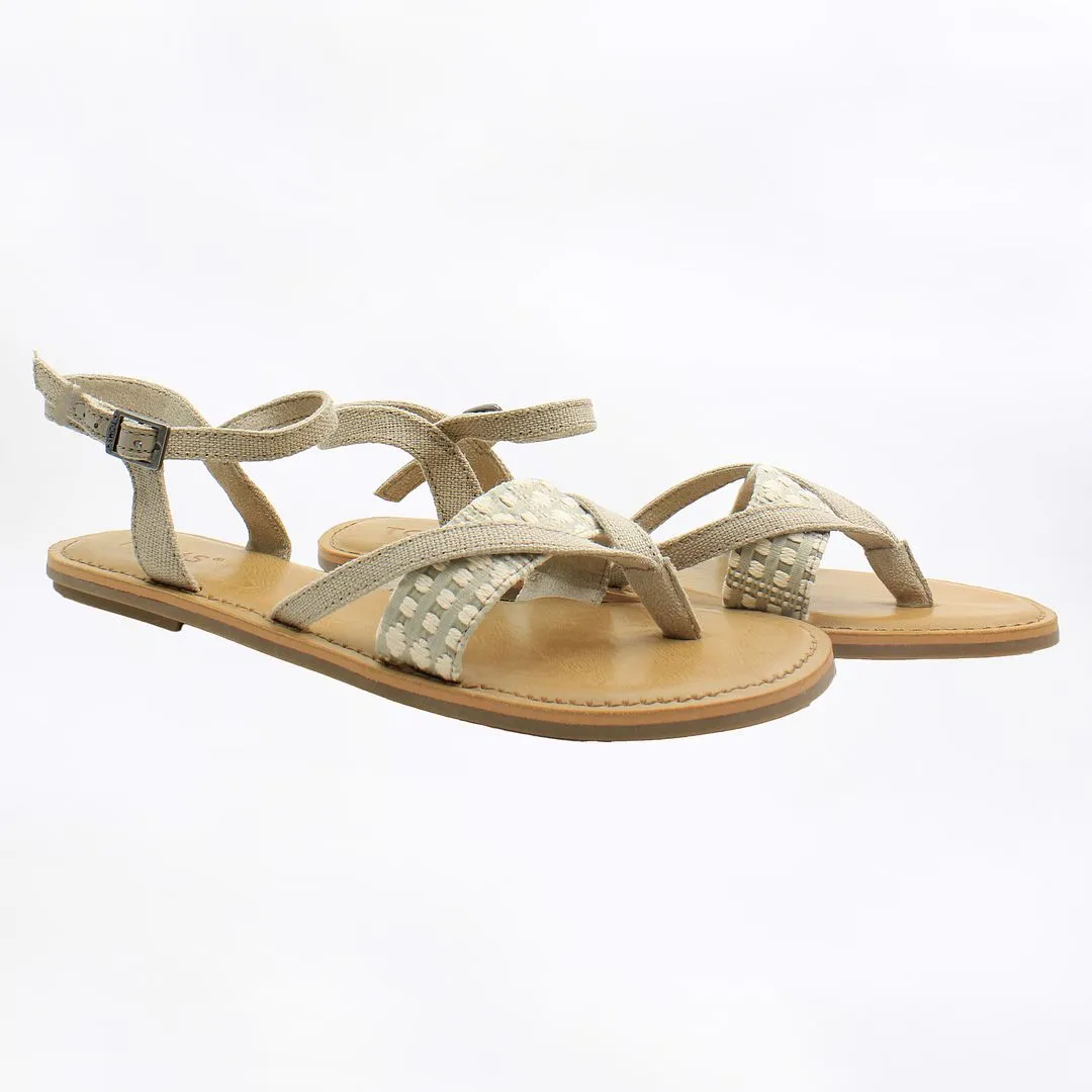 Toms Lexie Womens Beige Sandals NO BOX