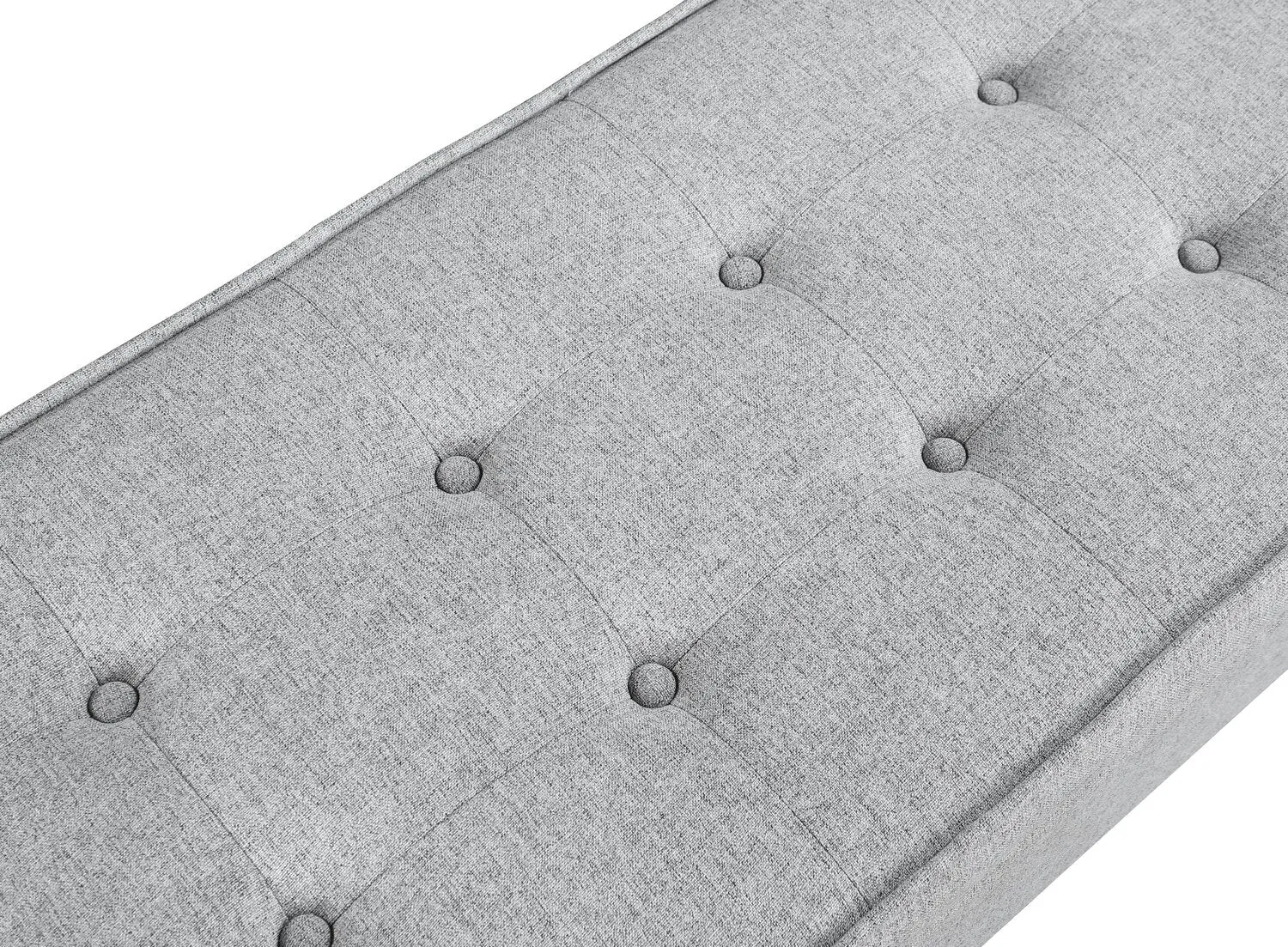 Troyer Storage Bench - Light Grey