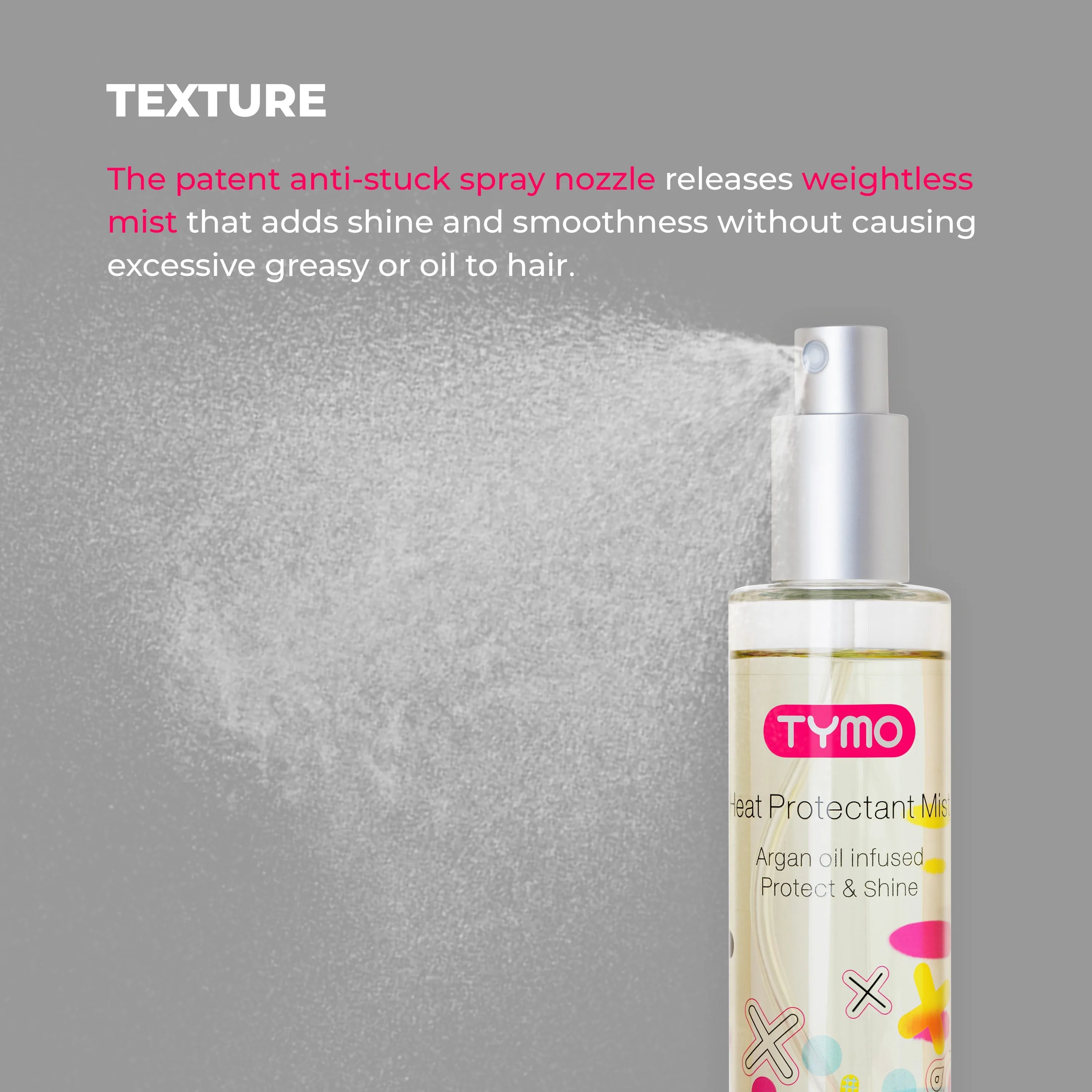 TYMO Heat Protectant Spray (U.S. Only) Pack of 2