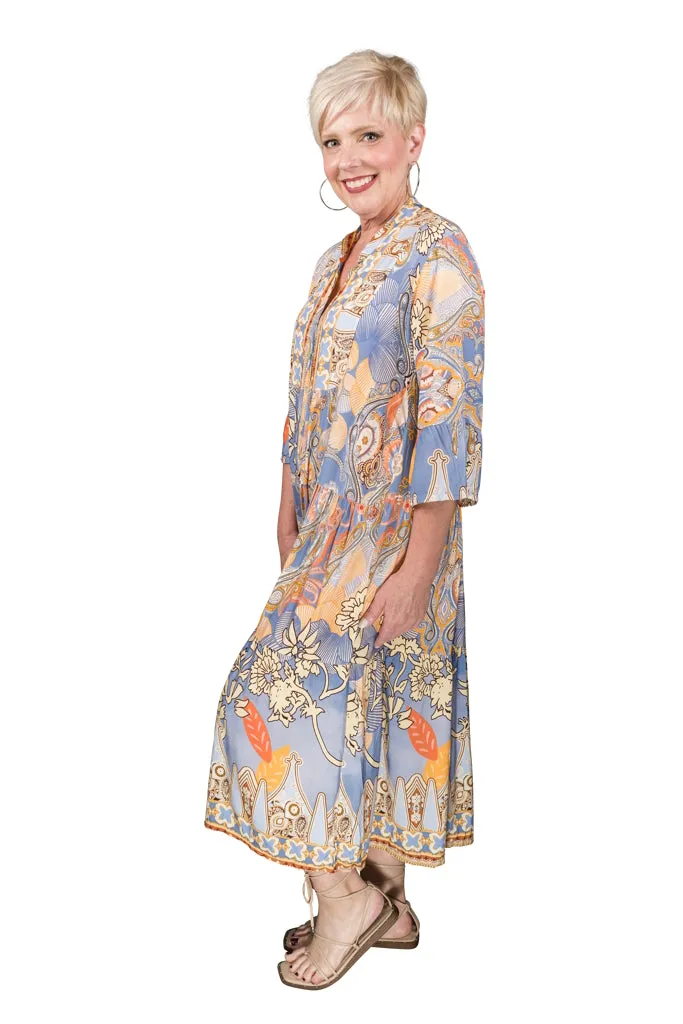 Ursula Yoke Maxi Dress (DQ106)