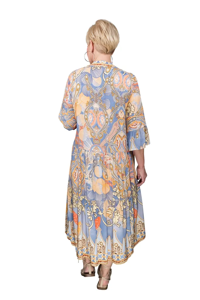 Ursula Yoke Maxi Dress (DQ106)
